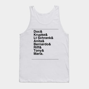 West Side Story Characters Tank Top